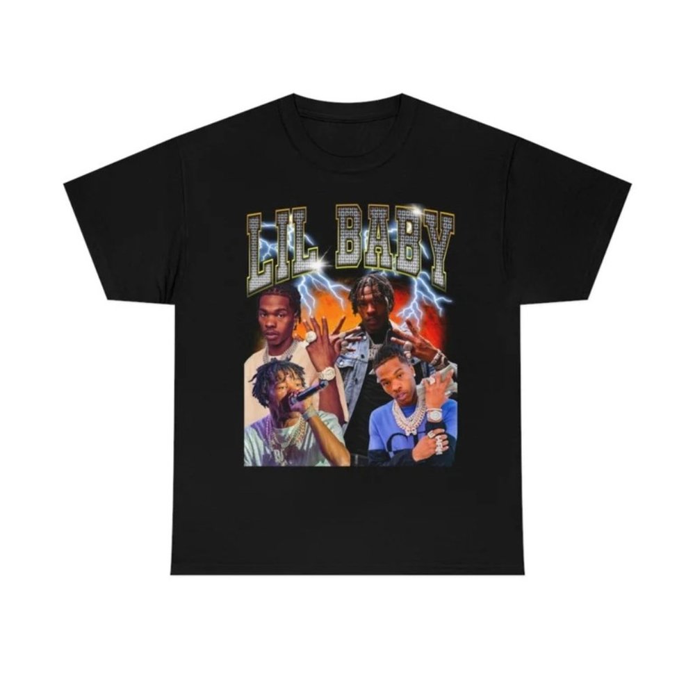 Lil Baby Vintage 90s Style T-shirt, Vintage Rap Style T-Shirt
